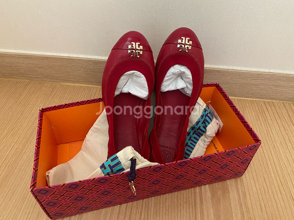 [미사용][정품]토리버치 졸리 발렛 플랫--0