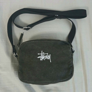 스투시 크로스백 캔버스사이드 파우치