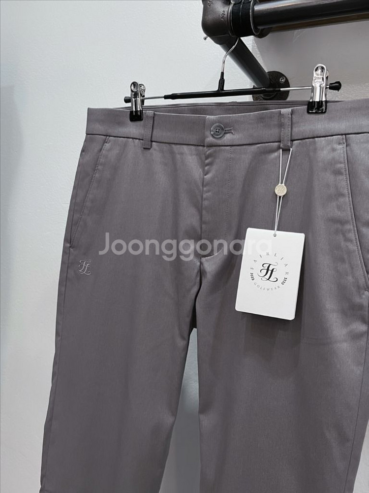 [새제품](34/L) 페어라이어 그레이 춘추용 스판바지--0