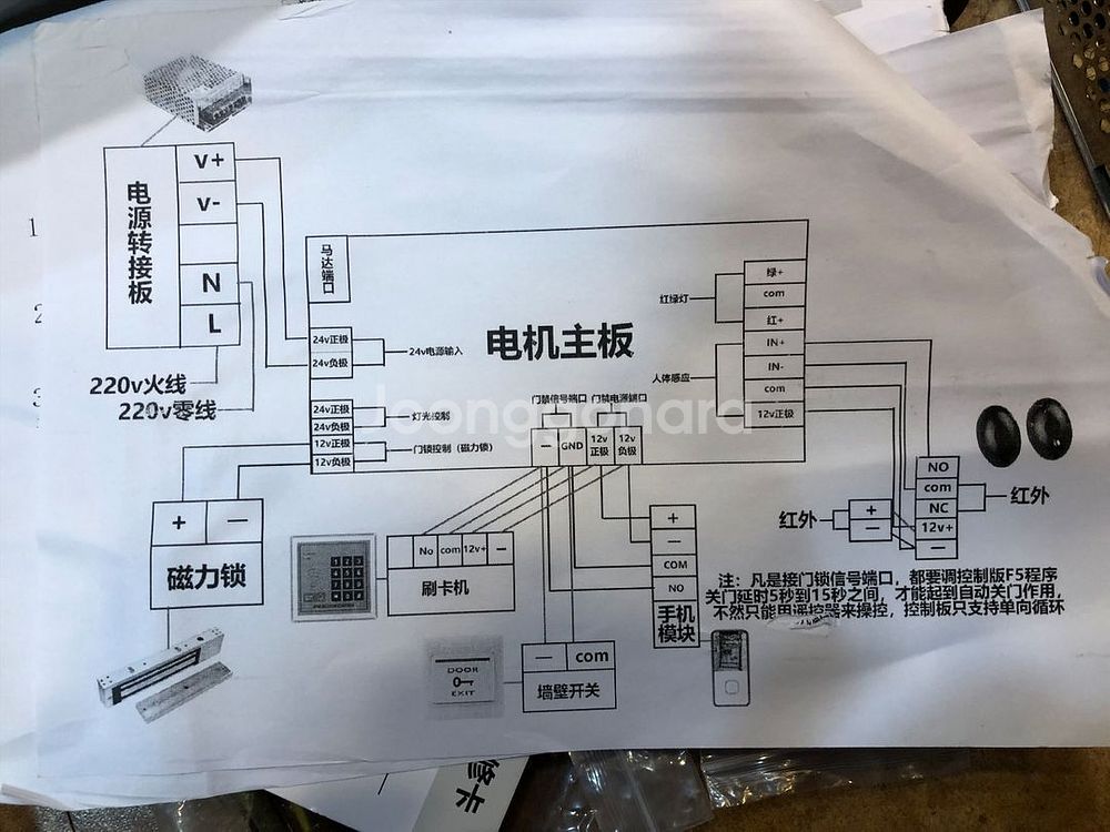 자동문 개폐기 세트--2