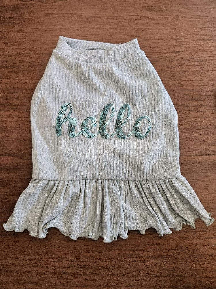 미밍코 골지 티셔츠 M--5