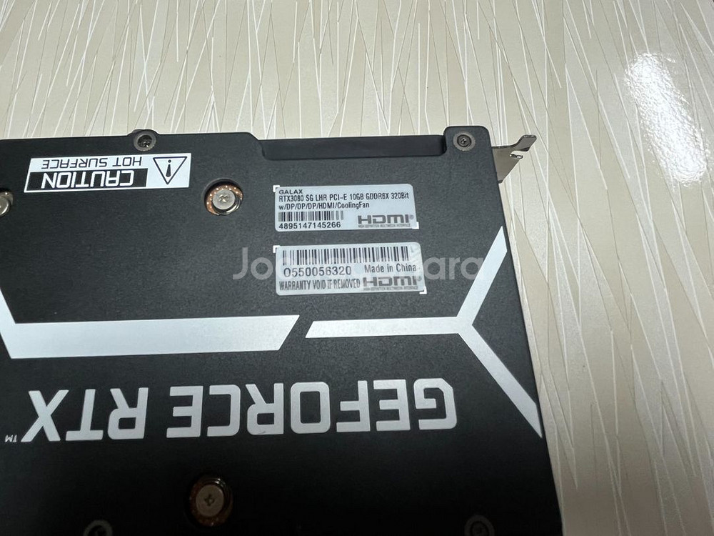 고장난 그래픽카드 rtx 3080 판매합니다 (택포)--2