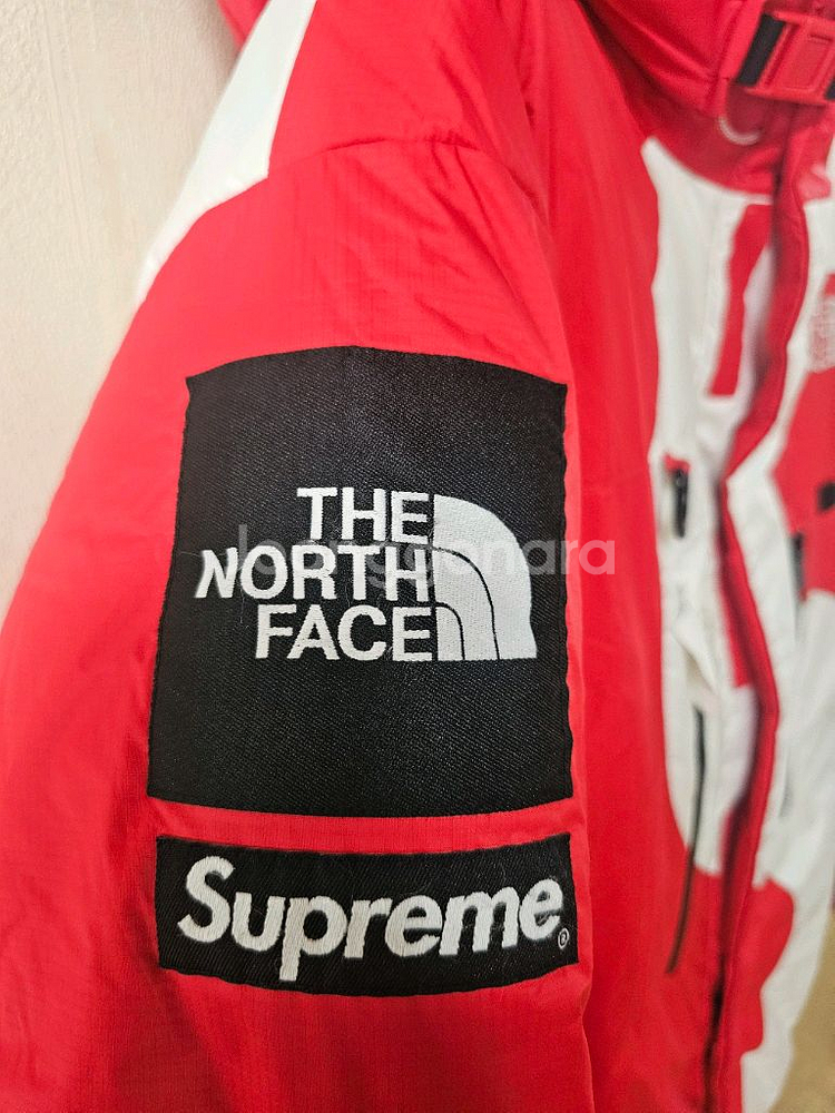 슈프림 노스페이스 S로고 히말라야 레드--1