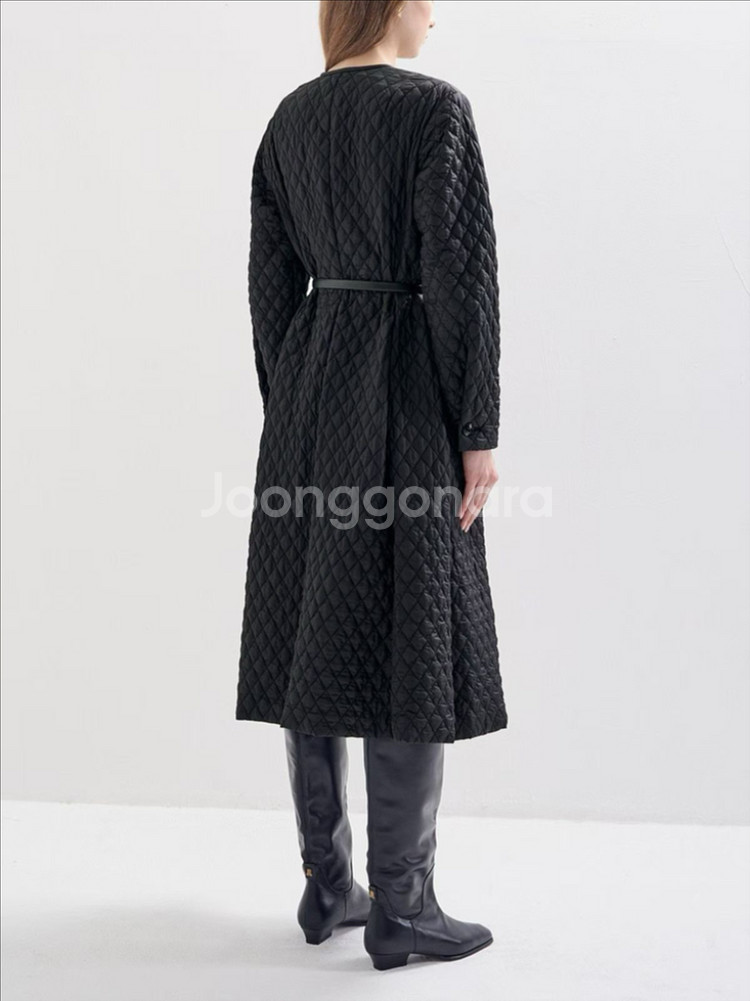 랑방 롱 퀼팅코트--3