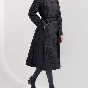 랑방 롱 퀼팅코트