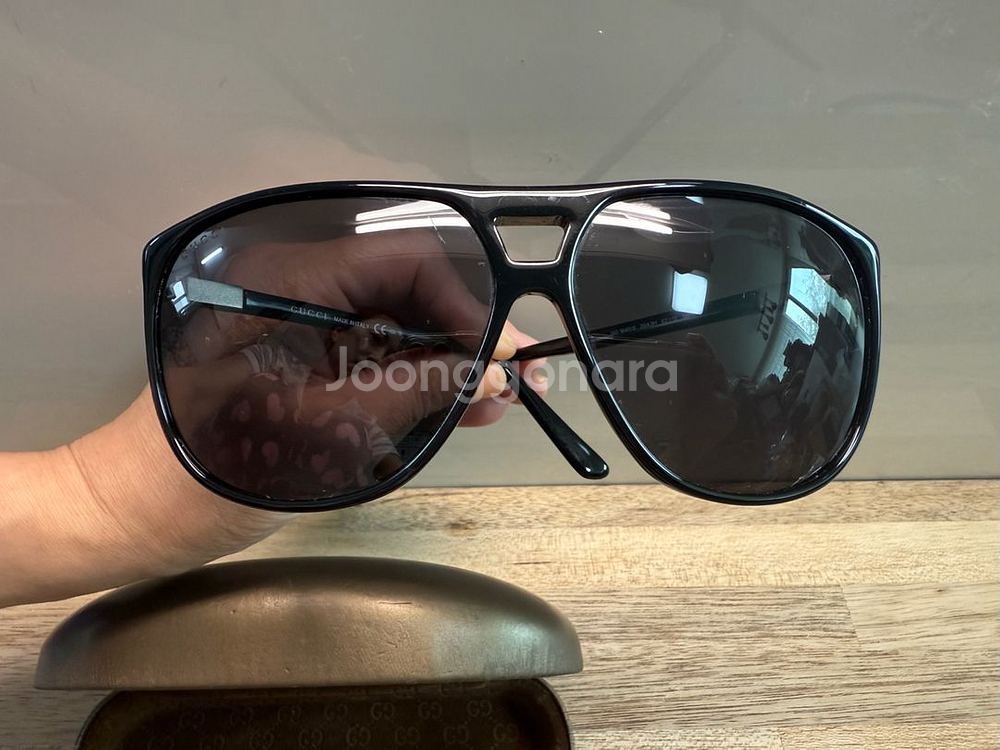 정품)구찌 1640/s 블랙 보잉 썬글라스--2