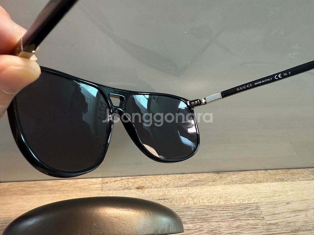 정품)구찌 1640/s 블랙 보잉 썬글라스--3
