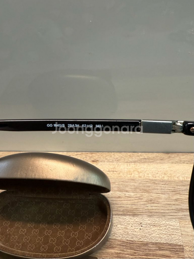 정품)구찌 1640/s 블랙 보잉 썬글라스--5