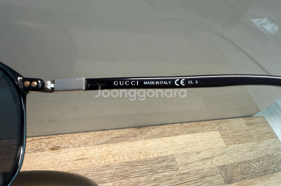 정품)구찌 1640/s 블랙 보잉 썬글라스--4