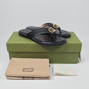 구찌 인터로킹 G 스트랩 샌들 ( 230 )