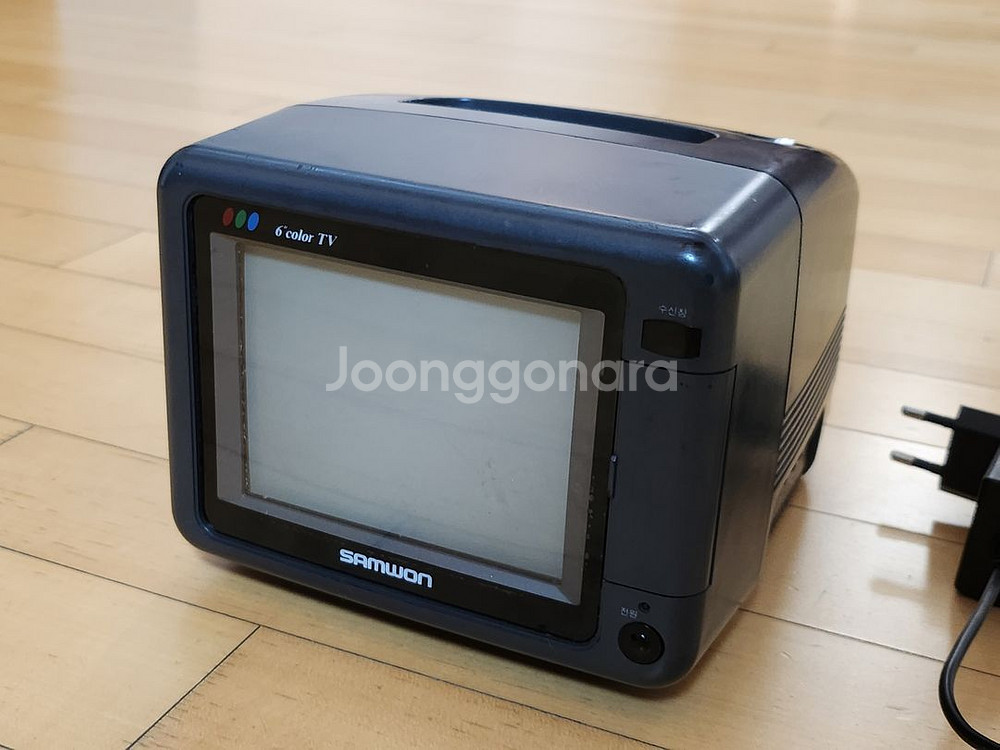 레트로 삼원 엑설런트5 6인치 브라운관 컬러 TV 티비--0