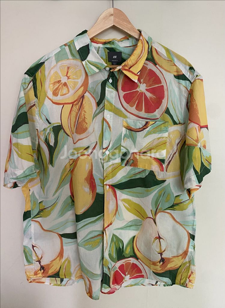 H&M 하와이안 셔츠 XL--0