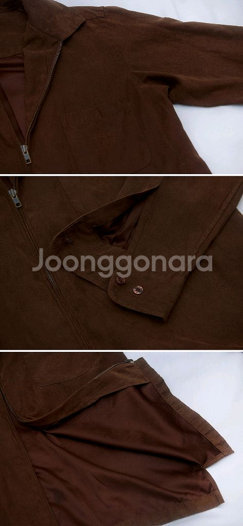 MCM 오리지널 벨벳 스웨이드 집업 셔츠 자켓 95+--6