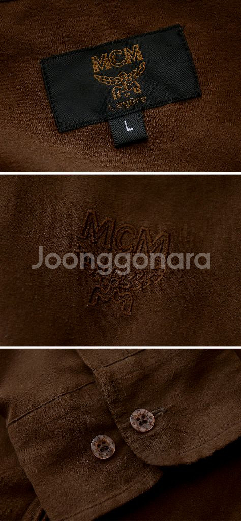 MCM 오리지널 벨벳 스웨이드 집업 셔츠 자켓 95+--9