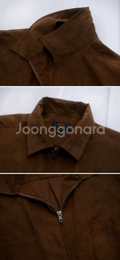 MCM 오리지널 벨벳 스웨이드 집업 셔츠 자켓 95+--8