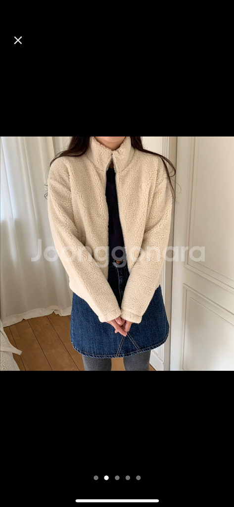 폴로 랄프로렌 크림 쉐르파 점퍼 걸즈 (미시착)(XL)--1