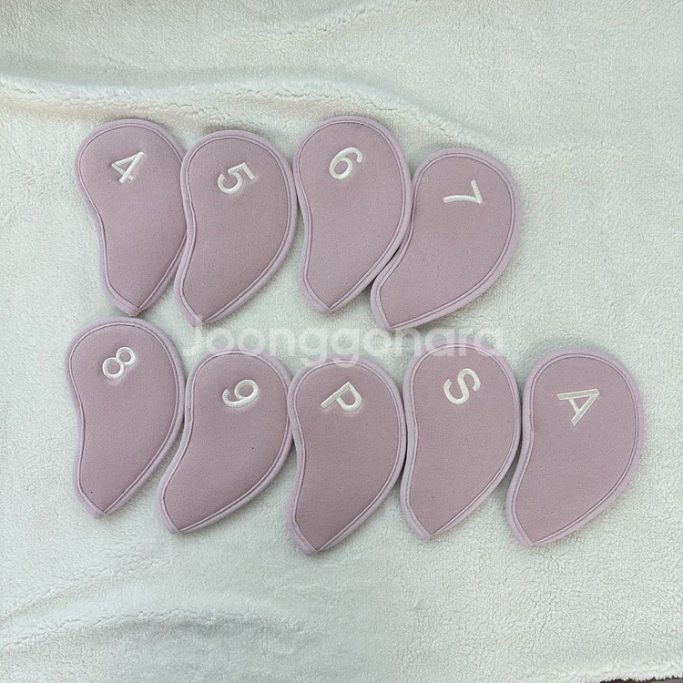 [새상품]딤플 스웨이드 아이언커버 핑크--3