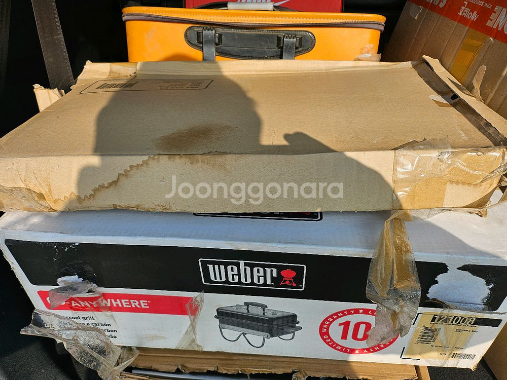 웨버 고애니웨어 차콜그릴 [새제품] 전용가방포함--0