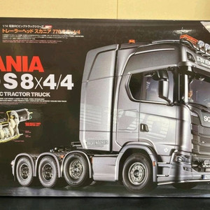 타미야 1/14 rc 스카니아 8x4 건메탈 코팅