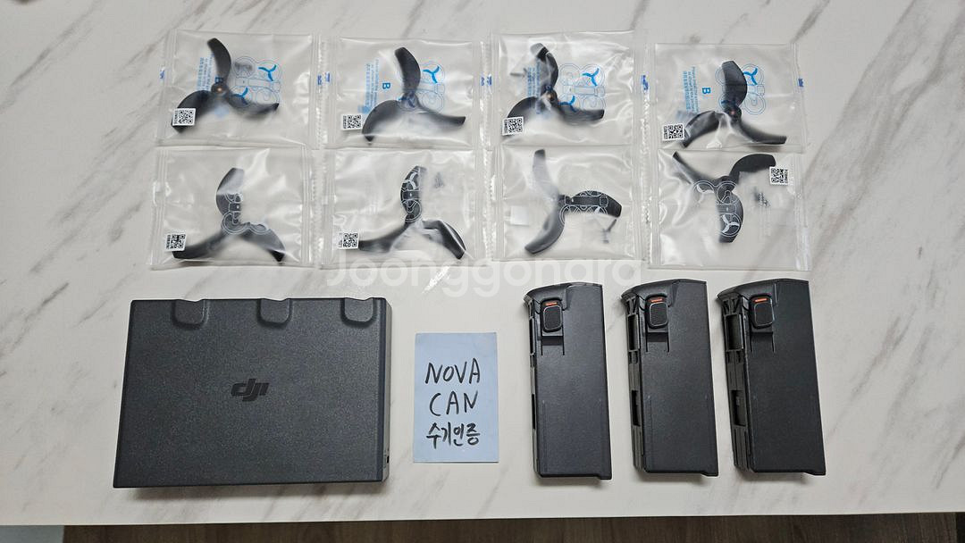 Dji 아바타2 정품 배터리 1개,충전허브,프롭 팝니다--0