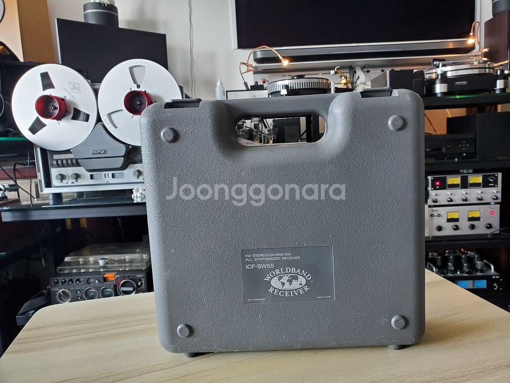 소니 단파 라디오 SW-55 박풀 팝니다.--5