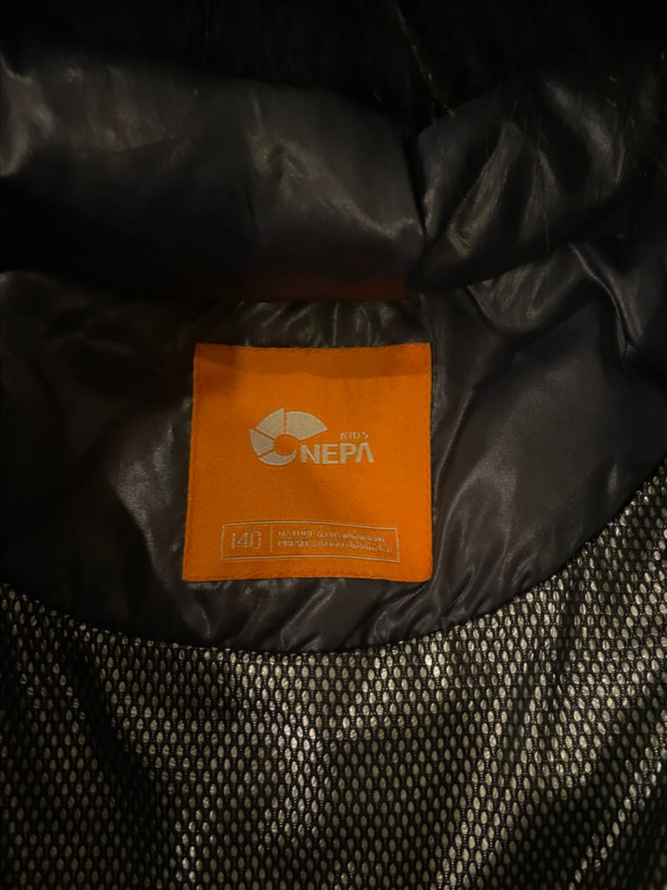 네파 키즈 구스다운 블랙(140)--5