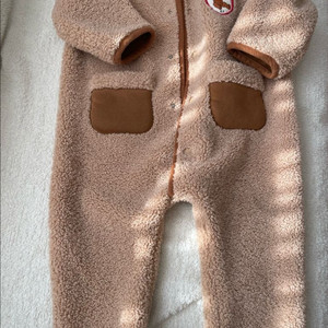 베베드피노 테디베어 무스탕 오버롤 100사이즈