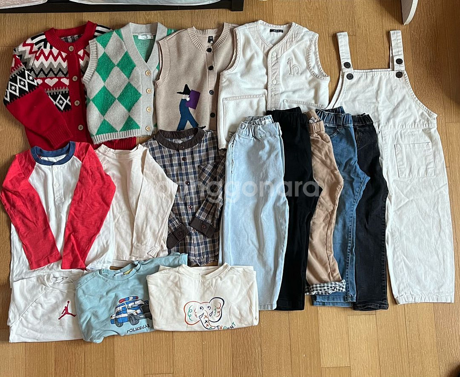 무료배송)남아 110사이즈 상하복 일괄판매--0