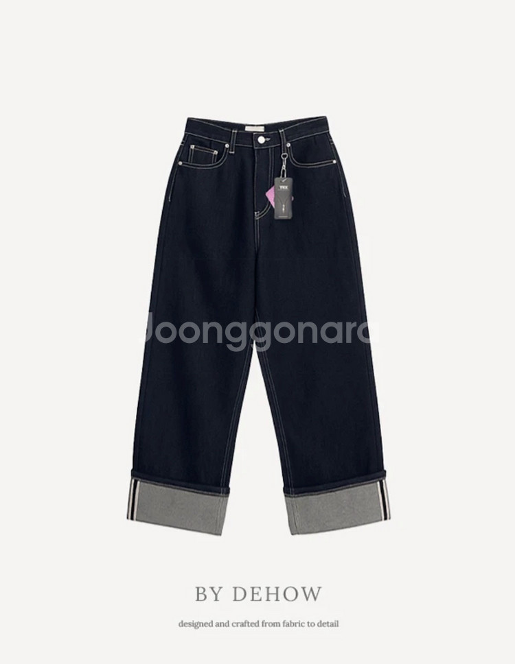 드하우 논페이드 데님 S--0