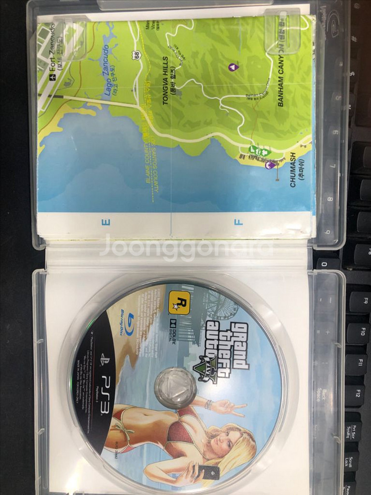 플스3 GTA5 cd 4천원--2