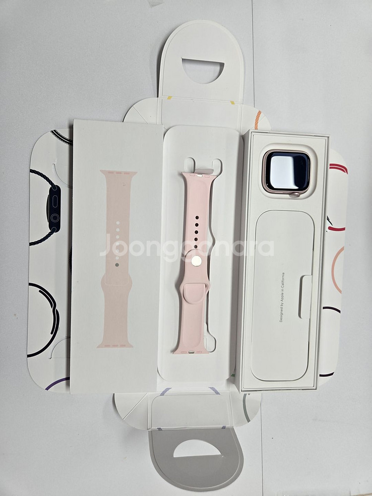 애플워치 9 45mm 셀룰러 배터리성능 100%--3