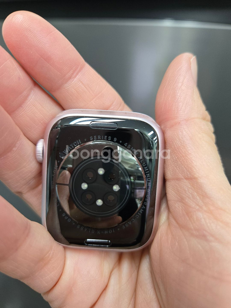 애플워치 9 45mm 셀룰러 배터리성능 100%--5