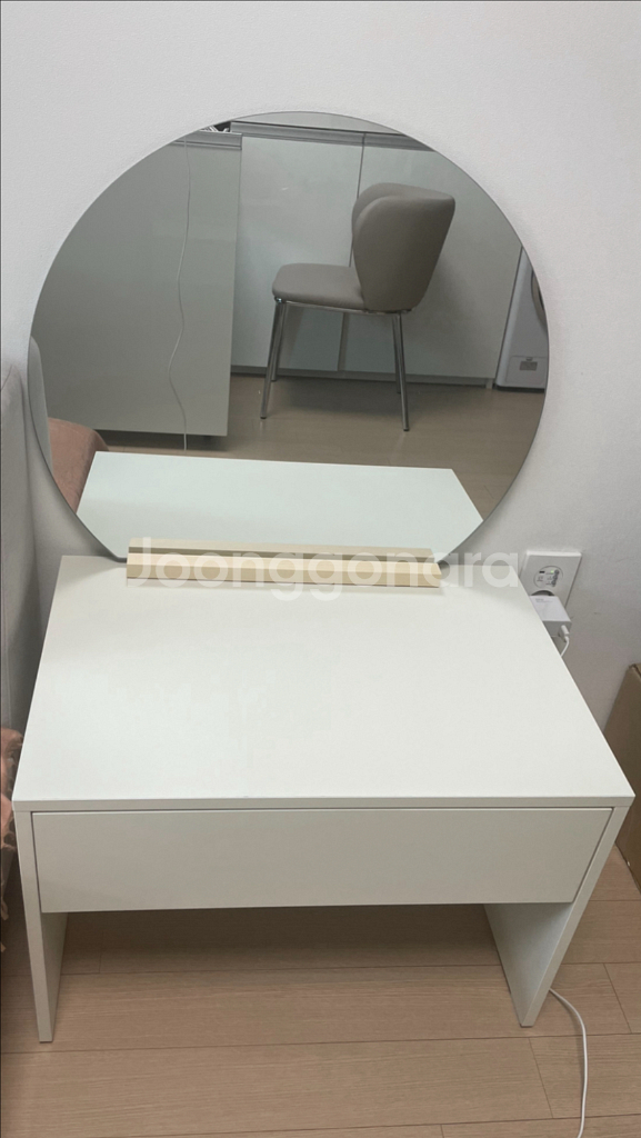 (새상품)화장대 겸 협탑 팔아요(거울+의자)--0