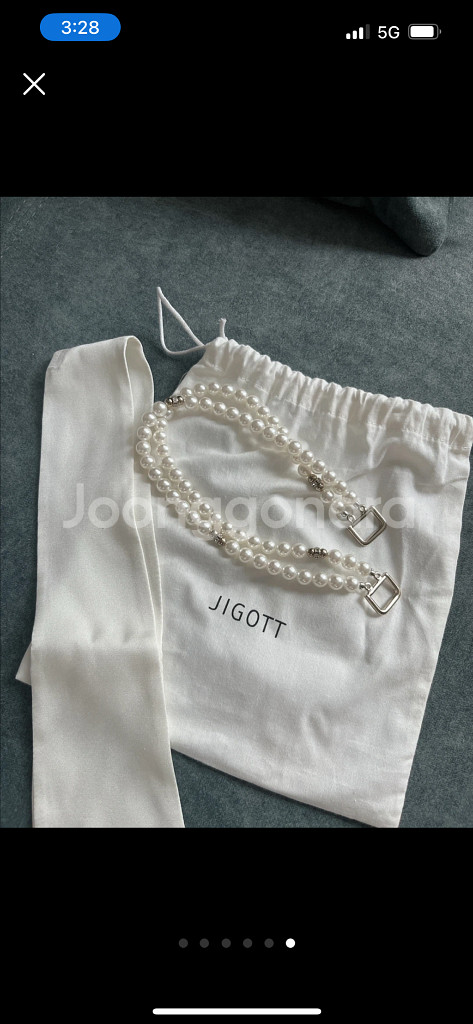 (새상품) 지고트 실크 진주 트윌리--5