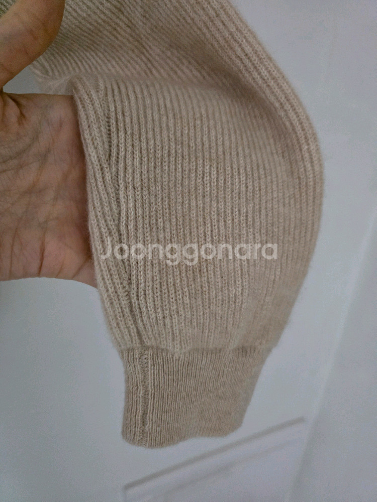 노비카 캐시미어 집업 가디건--1