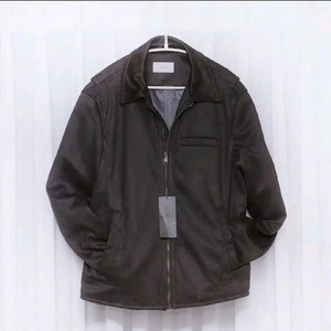 프로젝트엠 벨벳 스웨이드 집업 블루종 자켓 (100)