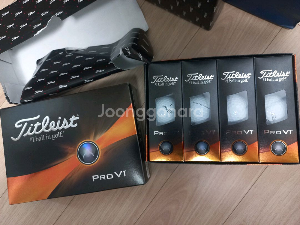 타이틀리스트 골프공 pro v1 더즌 10세트--0