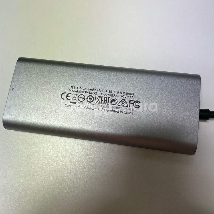 벨킨 독 C타입 USB PD 60W 호스트 충전--4