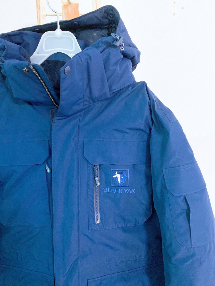 (정품)블랙야크고어텍스거위털후드하프패딩(남성용90) 이미지