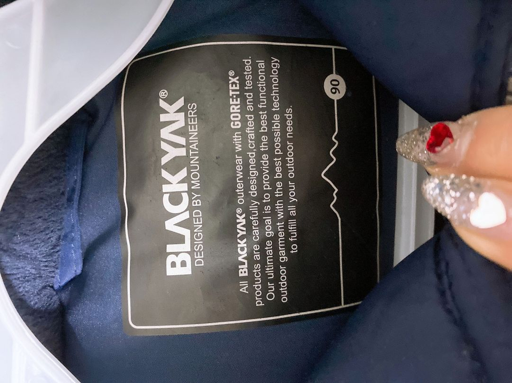 (정품)블랙야크고어텍스거위털후드하프패딩(남성용90) 이미지