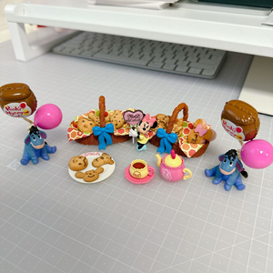 일본 디즈니 푸우 미니 피규어