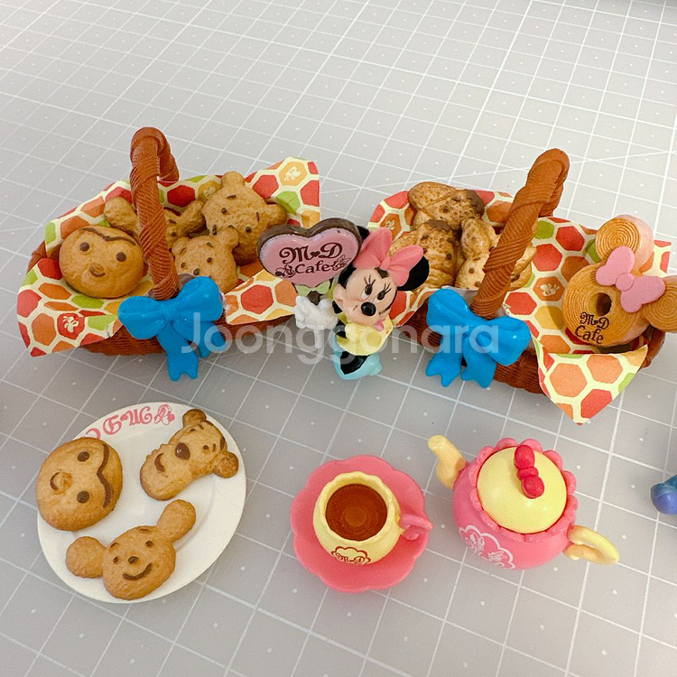 일본 디즈니 푸우 미니 피규어--2