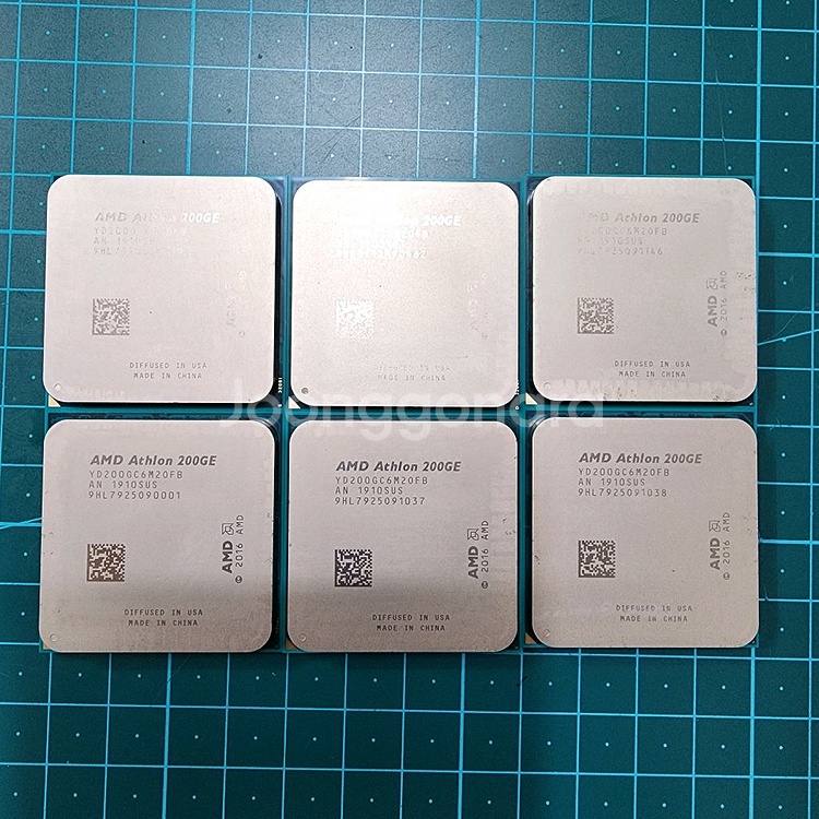 AMD 애슬론 200ge CPU 6개--0