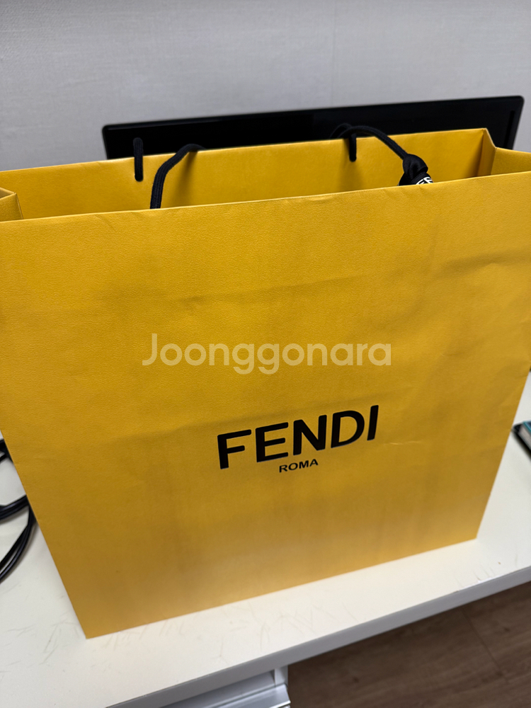펜디 FF 자카드 패브릭 샌들 260 사이즈 실착 3회--6