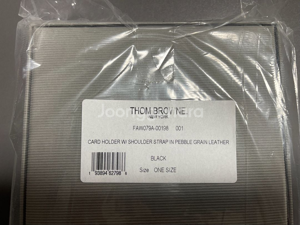 [정품][새상품] 톰브라운 삼선탭 페블 그레인 숄더 스--3