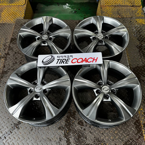 18인치 르노삼성 SM7 하이그로시 중고휠 1대분