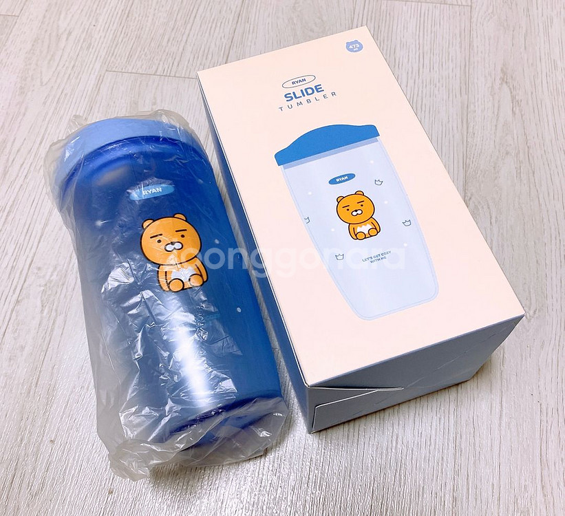 새상품 > [카카오프렌즈] 컬러 슬라이드 텀블러 라이언--0