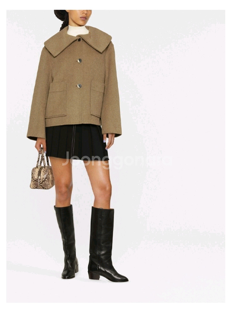 GANNI 가니 울자켓/울코트/택새상품/매장정품--9