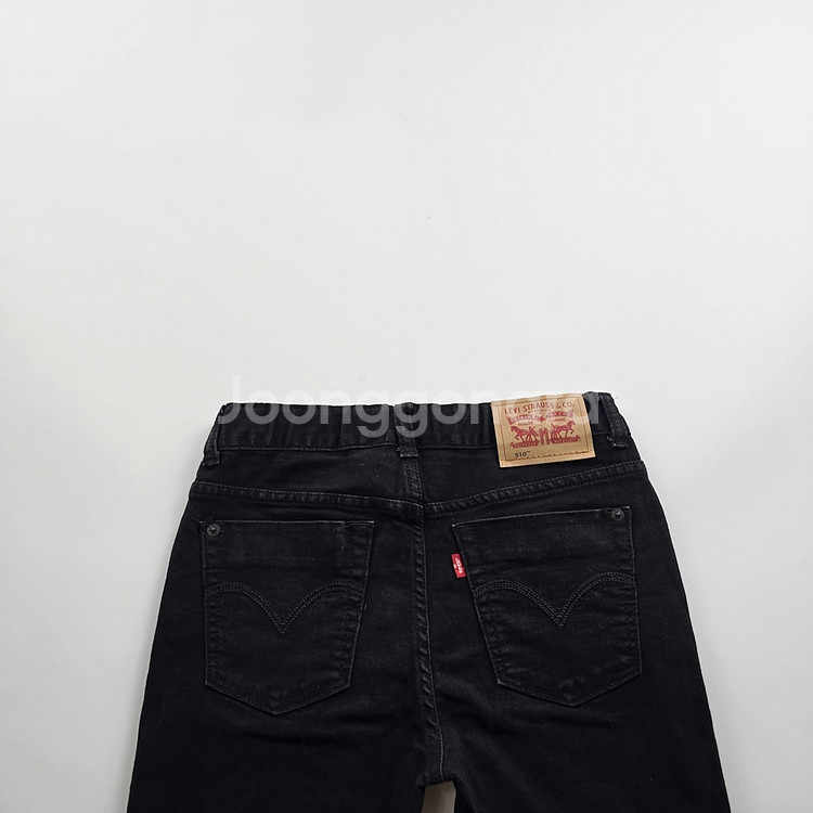 리바이스 청바지 흑청 스판 데님 사이즈25 R2574--1