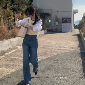 그레이룸 해지 와이드 데님 L